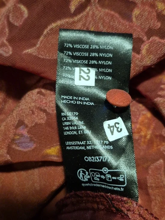 Anthropologie Estela Burnout Sheer Blouse Sz.S NWT - Picture 12 of 12